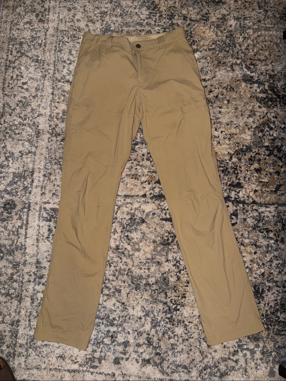 Columbia Men's Tan Outdoor Utility Quick-dry Chinos - Straight Leg 30X34